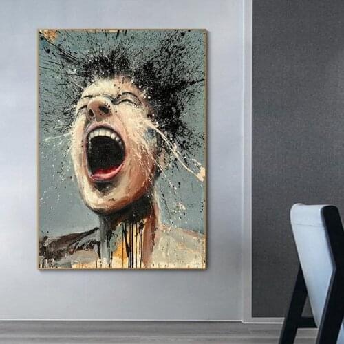 Canvas Printings Wall Abstract Character Art Posters Artists That Paint Emotions Picture Painting for Living Room Home Decor