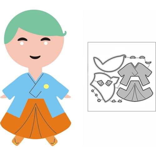 New Temple Fair Girl Craft Embossing Mold 2021 Metal Cutting Dies for DIY Decorative Scrapbooking Album Card Making No Stamps