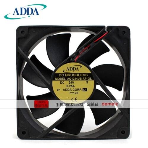 NEW ADDA AQ1224UB-A71GL 24V 0.25A 12025 waterproof cooling fan