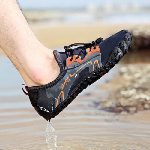 New Wading Tracing Shoes Hiking Shoes Fitness Shoes Diving Beach Shoes Large Size Five Finger Shoes 5Z