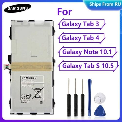 Original Battery EB-BT800FBE for Samsung GALAXY Tab S 10.5 SM-T805 SM-T807 P7500 SM-P600 P601 P5220 Tab 4 T531 Note10.1 N8020