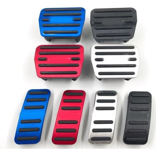 Car Throttle Brake Pedal Interior Accessories Aluminum Alloy Rubber Anti-skid Foot Pedal for Volkswagen Passat 2019-2020