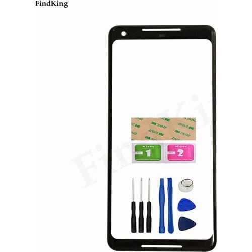 For Google Pixel 2XL Front Touch Panel LCD Front Glass Cover Lens Outer Glass For Google Pixel 2 XL Replacement Part