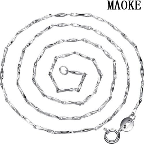 Promotion S925 SV Ingot Necklace Europe and America Fashion Distribution Chain Fashion Jewelry for Womens Fashion Gifts