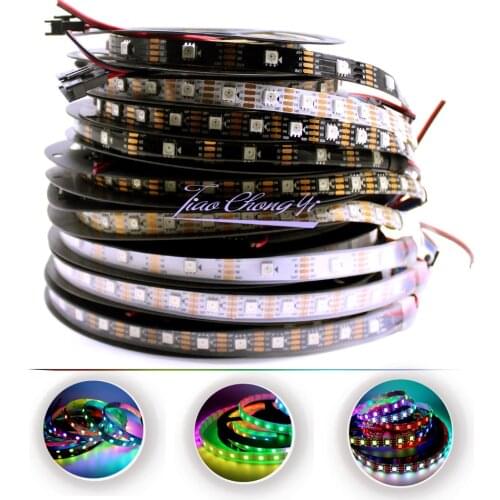 WS2813 (WS2812B Update) DC5V RGB Led Strip 30/60/144 Pixels/Leds/m Dual-Signal Led Individual Addressable WS2812 IC
