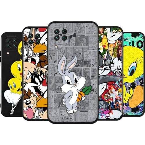 Bunny Bird Duffy Duck For Huawei Nova 2 2i 3 3E 3I 4 4E 5 5I 5Z 5E 5T 6 7 7I 8 SE Lite Pro SE Silicone Black Phone Case