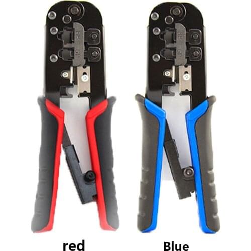 RJ11 RJ45 Crimping Tool Network Cable Crimpers Cutter Stripper Plier For 6P 8P Multifunction Wire Pliers Thread Trimming