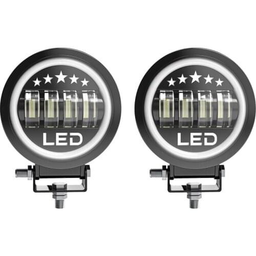 Led Work Light Spotlight 40W Car Work Headlight Offroad Fog Light Lamp Night 12/24V LED Light Bar Driving Lights