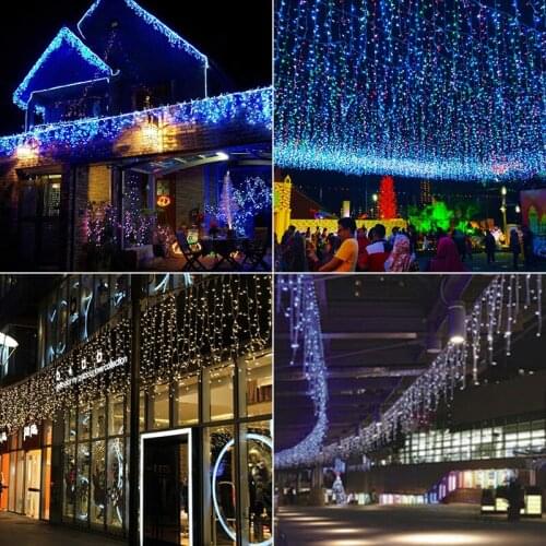 Светодиодные гирлянды-сосульки Toprexdecor China At AliExpress