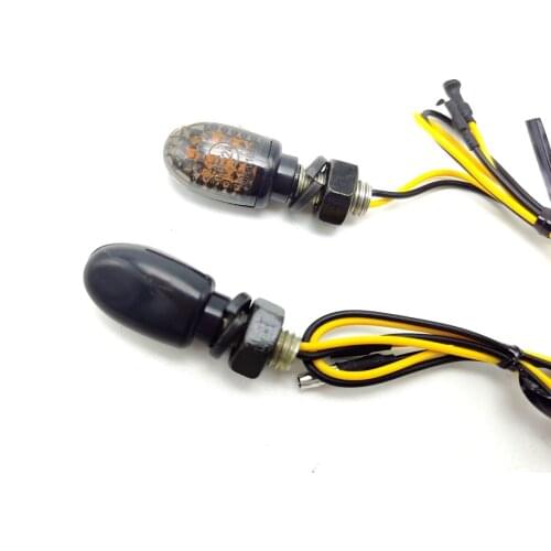 12V LED Universal Motorcycle Turn Signal Lights Indicators Lamp Cafe Racer Offroad For Honda Yamaha Suzuki Kawasaki Touring