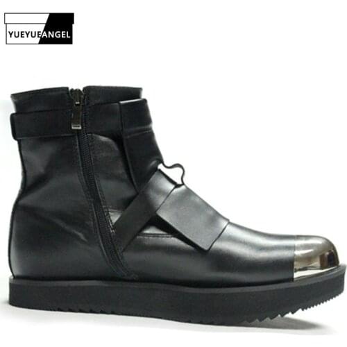 Мужские мотоботы YueYueAngel China At AliExpress
