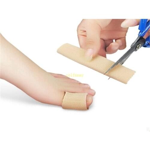 100pcs/lot Toe Separator Tube Bandage Toe Separators Finger Hallux Valgus Correction Pedicure Device Straightener Feet Care Tool