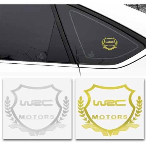 2PCS 3D Metal Car Styling Side Window Body WRC Emblem Decoration Sticker For SUBARU LEGACY Forester Outback Rally WRX WRC XV