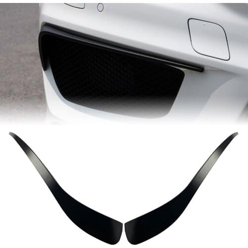 2Pcs Car Front Bumper Lip Splitter Spoiler Cover Trim For Mercedes Benz CLA45 AMG W117 C117 CLA180 CLA200 CLA250 2013 2014 2015