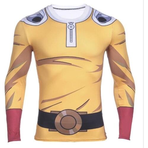 2021 One Punch Man Cosplay T Shirt Men/Women Boys/Girls Summer Fashion Man T-shirt Summer Long & Short Sleeve Anime Tops Tees