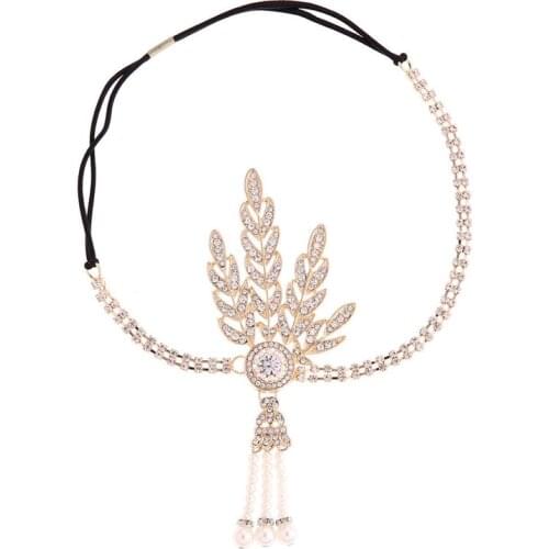 25 Factory Directly 1920s Headband Vintage Bridal Great Gatsby Flapper Costume Dress Accessories