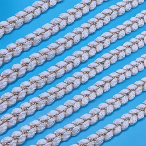 5Yard Braided Cotton Rope Lace DIY clothing Waistband Shoes and hats Luggage Headdress elastic band Decoration accessories