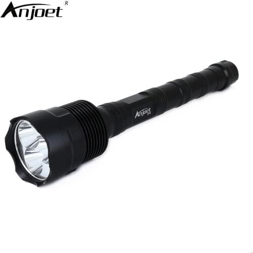 ANJOET LED Torch Light Lamp 6000 Lumens 5 Mode Switch Super Bright 3xXML XM-L T6 Single file LED Hunting Flashlight Lanterna 3T6
