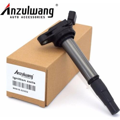 ANZULWANG 4 pcs 90919-C2003 90919-C2005 90919-02252 90919-02258 New Ignition Coil for Toyota Corolla Matrix Prius