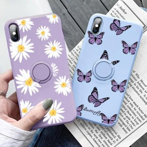 Car Ring Holder Cases For Huawei P30 P20 P50 P40 Honor Mate 20 10i 10 8X 9C 9 Lite E Pro P Smart 2021 Y9 Prime Y7 Y6 2019 Fundas