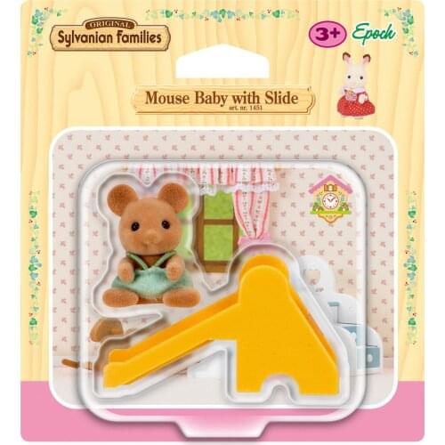 Sylvanian Families Mouse Baby W Slide