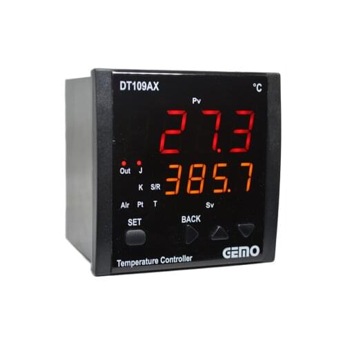 DT109AX-230VAC-R; Gemo NEW PRODUCTS Auto-tune PID Digital Temperature Controller Out Output : Relay (NO + NC), AC250V, 2A