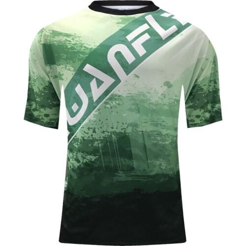 Motocross MTB Short Sleeve Jersey Enduro Summer Mens BMX Cycling Offroad Bike Wear Maillot Downhill T Shirt