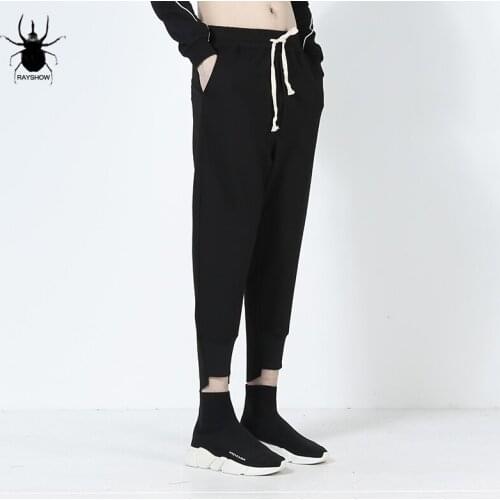 Personalized Pant leg design, optional loose tapered Little Feet Harlan sports pants mens trend