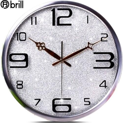 Creative Luxury Wall Clock Metal Living Room Large Kitchen Clocks Bedroom Clocks Wall Home Decor Silent Reloj Mural Vintage Gift