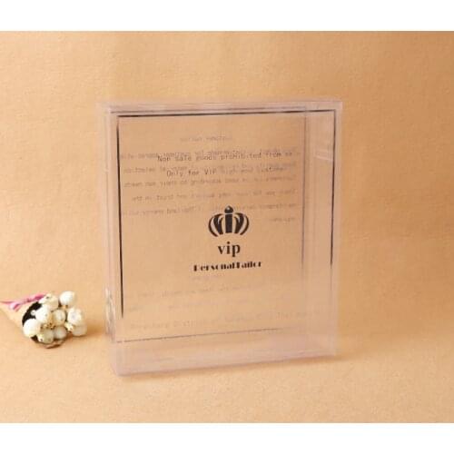 Hot selling logo custom printed transparent pvc acetate box,plastic packaging boxes wholesale ---PX20286