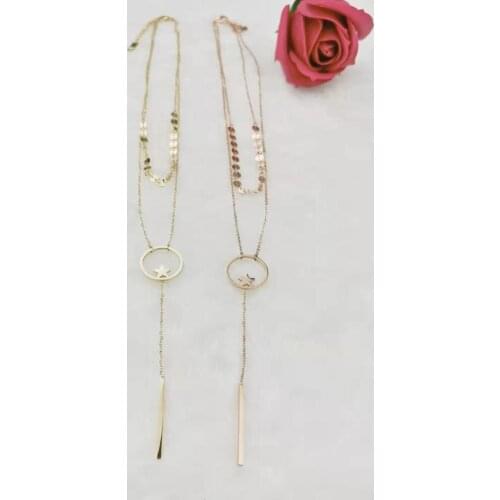 Fashion jewelry steel necklace