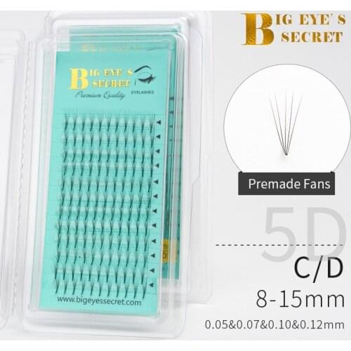 5D Russian Volume Fans Eyelashes Extension Pre made Fans Lash Hot Selling Classic Eyelash Individual Extensions Free Shipping