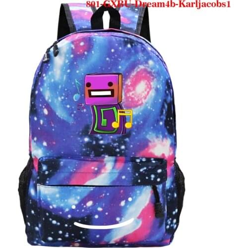 Dream Team Backpack Students School Rucksack Boys Girls Cartoon Book Bag Kids Fashion Knapsack Men Women Teenagers Travel Bags