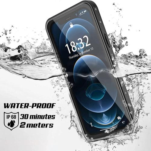 For iPhone 12 Pro Waterproof Phone Case for iPhone 12 11 Pro Max XR XS MAX Swimming Cover for iPhone 8 7 Plus Shockproof Coque