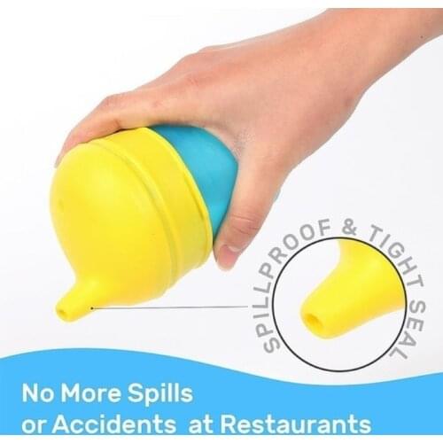1Pcs Baby Sippy Lids Sippy Cup Leak Proof Non-toxic Kids Silicone Sippy Lids Anti Overflow And Leak Proof Soft Suction Nozzle