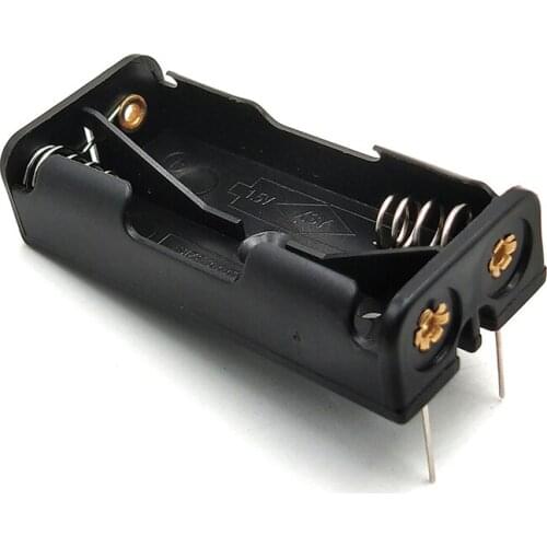 30pcs/lot MasterFire 2 Slots AAA Battery Holder Storage Box Plastic Case For 2 X AAA Lithium Batteries With Pin