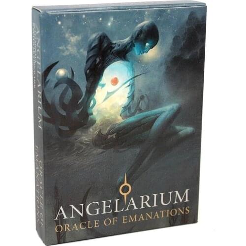 33pcs Angelarium Oracle English Version Oracle Divination Fate Game Deck Tarot Table Board Games Playing Card With PDF Guidebook