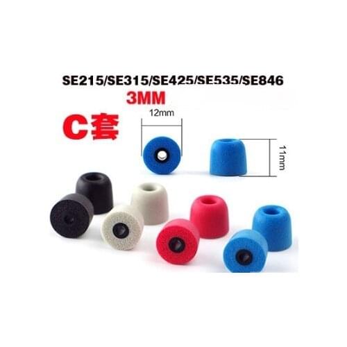 4pair. T100 comply C foam.memory foam eartip. earplug cushion. T100. SE110/SE112/SE115/SE210/SE215/SE310/SE315/SE420/SE425