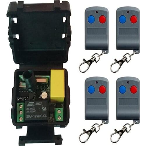 AC 220V 1CH Channels 1CH RF Wireless Remote Control Switch System,315/433 MHz Transmitter and Receiver/Garage Doors/ lamp