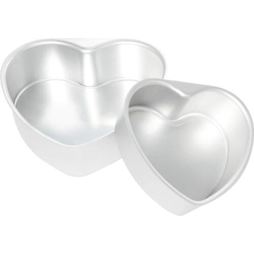 6/8/10 Inch Heart Shape Non-stick Removable Bottom Baking Pan Kitchen Cake Mold