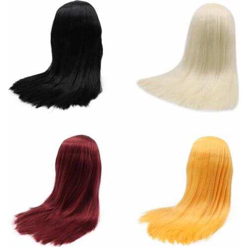 Factory blyth doll icy doll bjd wig rbl scalp and dome straight hair for DIY custom doll