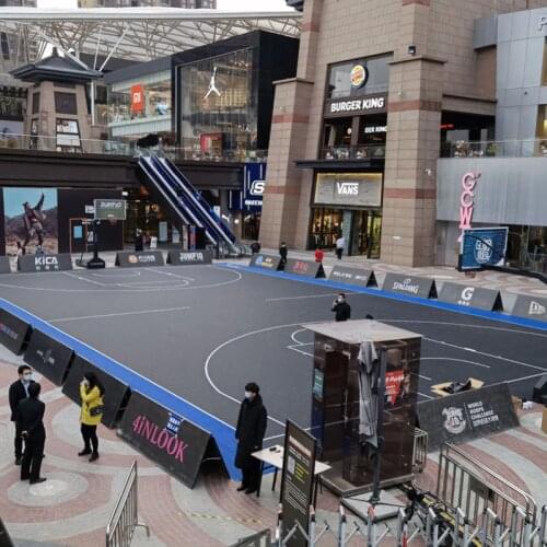 Beable ECO-Friendly Plastic Floor Interlocking Sport Court Tiles Outdoor Basketball Sports Flooring For Competitions