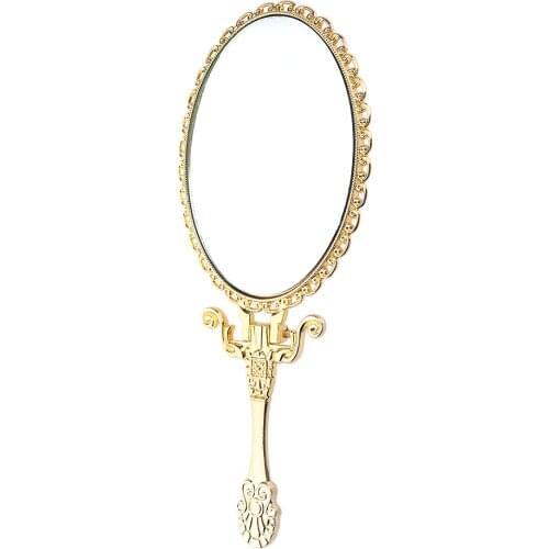 Ladies Large Mirror Barber Mirror Hand Mirror Vanity Mirror Vintage