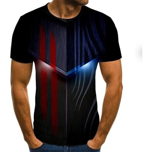 Futuristic mens T-shirt mecha graphic T-shirt fashion Harajuku tops summer casual short-sleeved street crew neck boys clothing