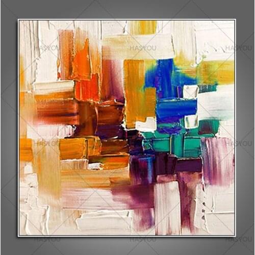 Hot sell Hand Painted Abstract Canvas picture Wall Art abstract Oil Painting on Cnavas home Decor Artwork 100% handmade picture