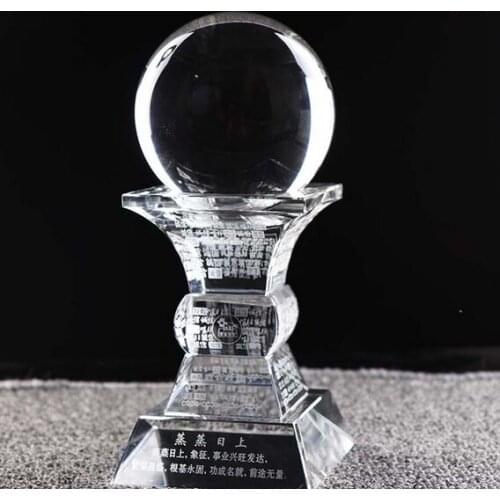 21-33cm Crystal ball office Feng Shui home creative decoration