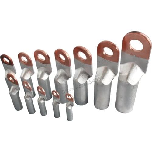 Cable Connector Crimping Type Copper aluminium Terminals Tube DTL 10mm2 16mm2 25mm2 35mm2 50mm2 70mm2 95mm2 120mm2 Standard B