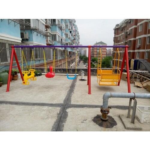 Outdoor baby swing chair playground childrens plastic slide garden toys seat kids monkey bars set children child swing nest Q63