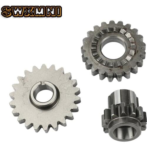 YX 150cc 160cc Motorcycle Start Gear Bridge Gear Driven Gear Kit For YinXiang 150cc 160cc Horizontal Engine Dirt Pit Bike Parts