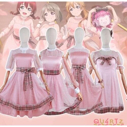 Love Live Nijigasaki QU4RTZ Sing Smile Tennoji Rina Konoe Kanata Nakasu Kasumi Emma Verde Anime Cosplay Costumes Custom Made